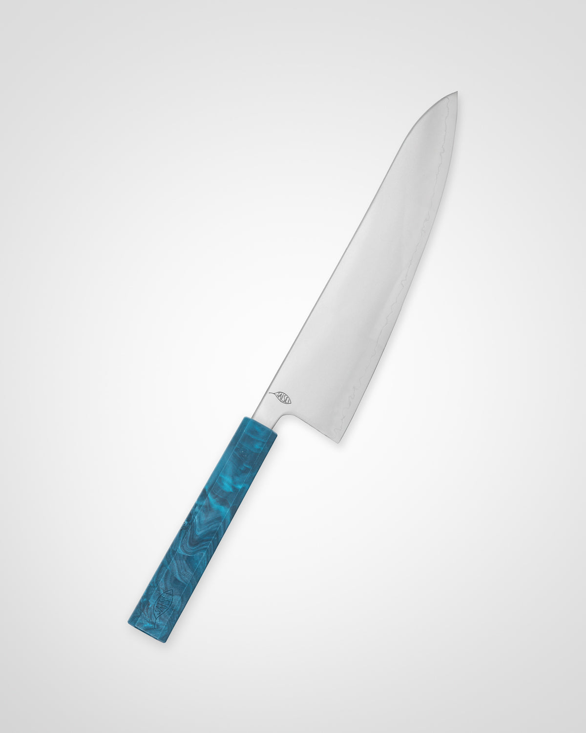 Kokkekniv 210 mm, SAISEI IRO Hav Gyuto tomatosharp