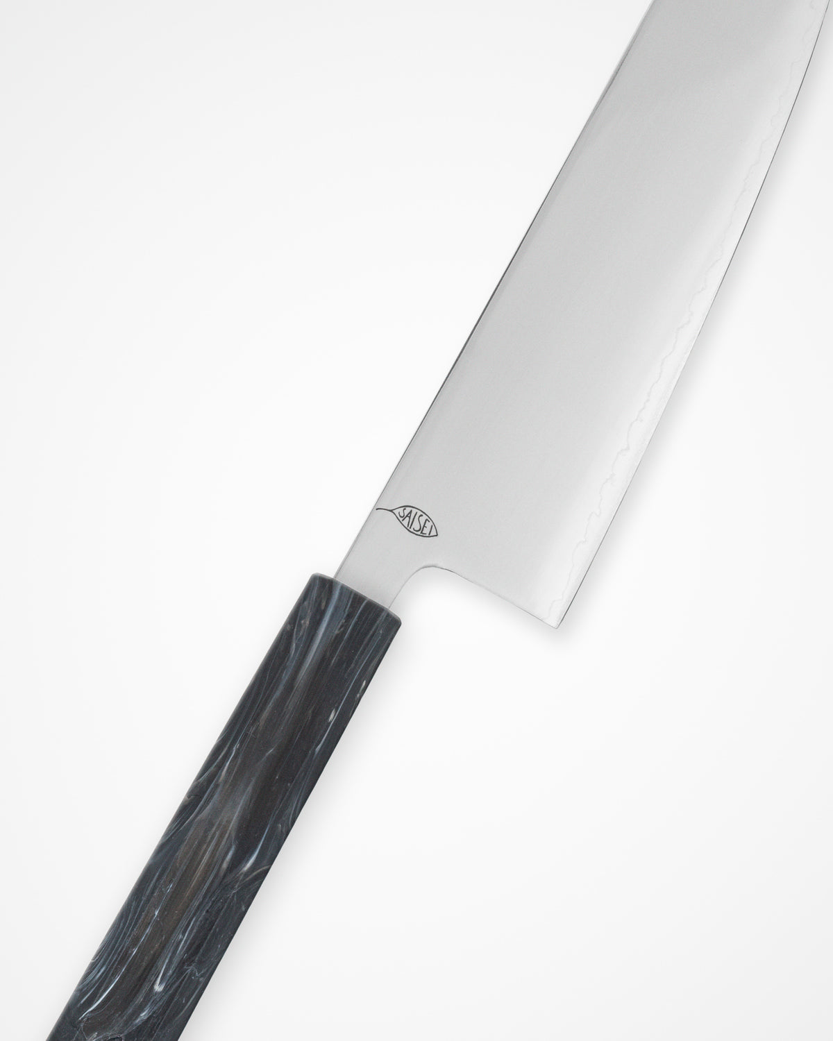 Kokkekniv 170 mm, SAISEI IRO Onyx Santoku tomatosharp