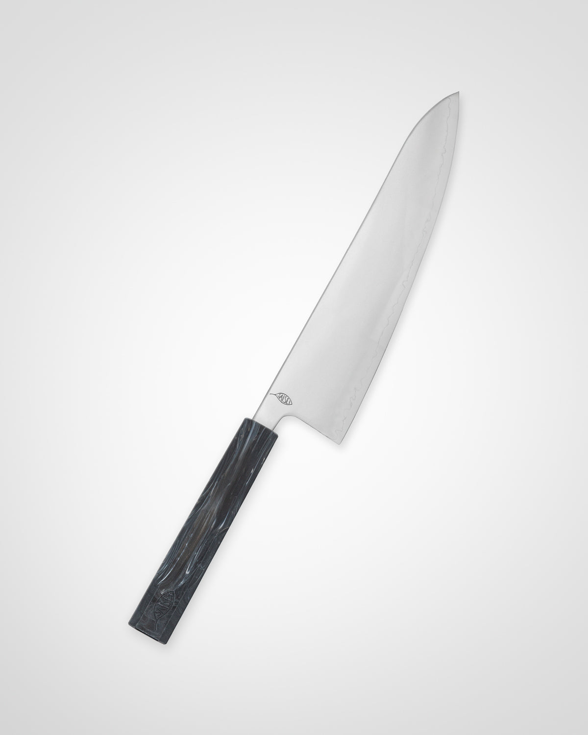 Håndtak til knivblad, SAISEI IRO Onyx tomatosharp