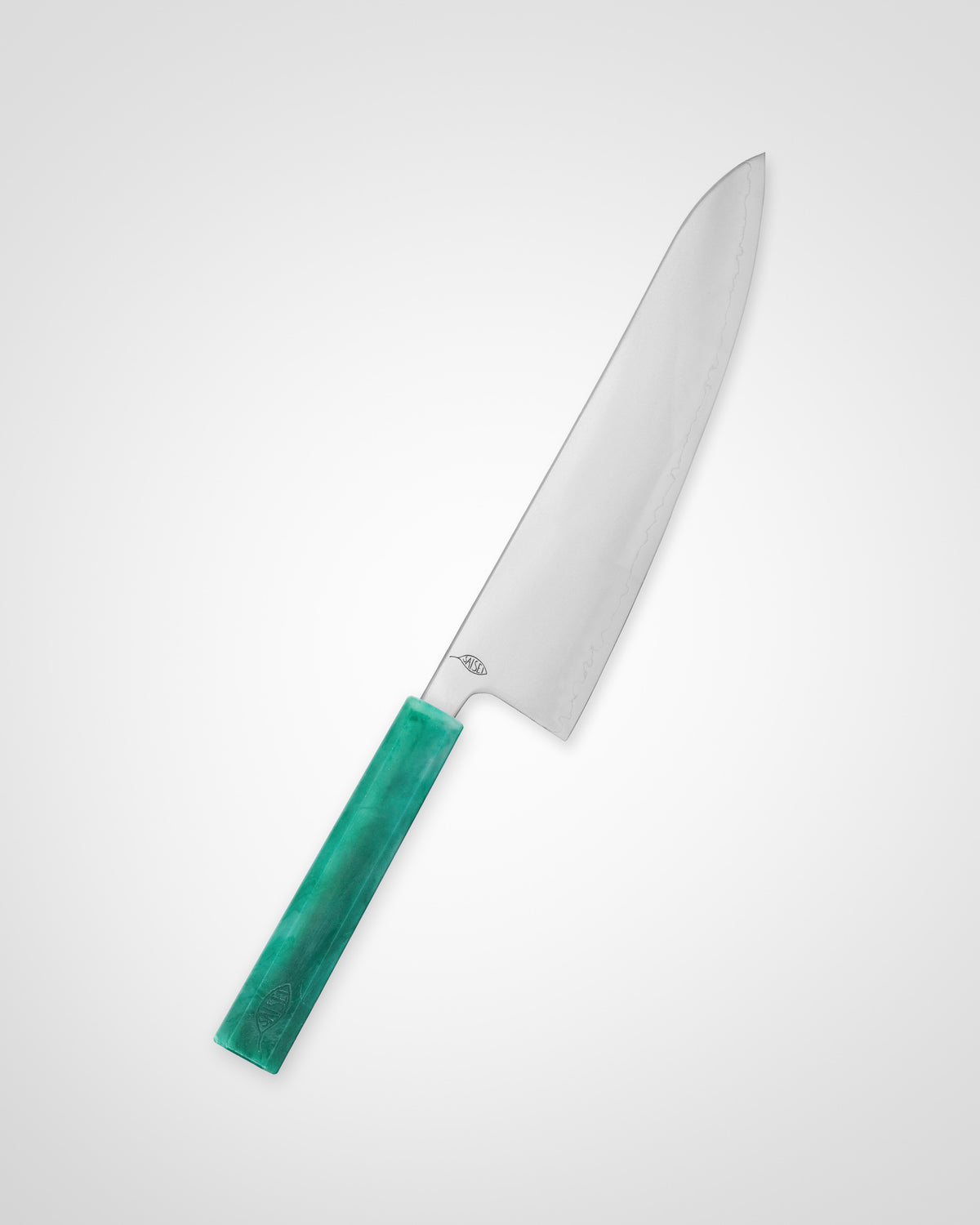 Kokkekniv 210 mm, SAISEI IRO Sjøgress Gyuto tomatosharp