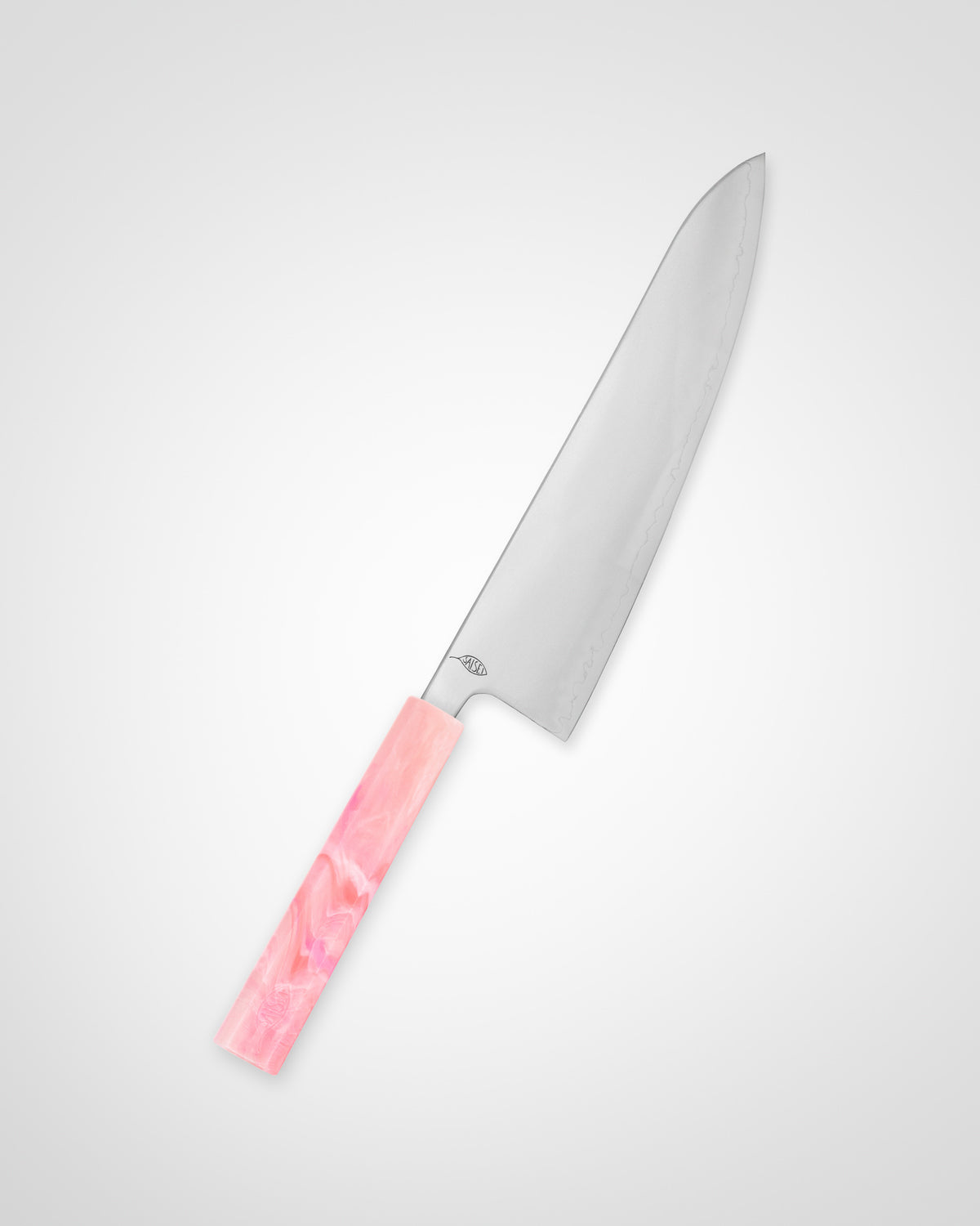 Kokkekniv 210 mm, SAISEI IRO Sukkerspinn Gyuto tomatosharp