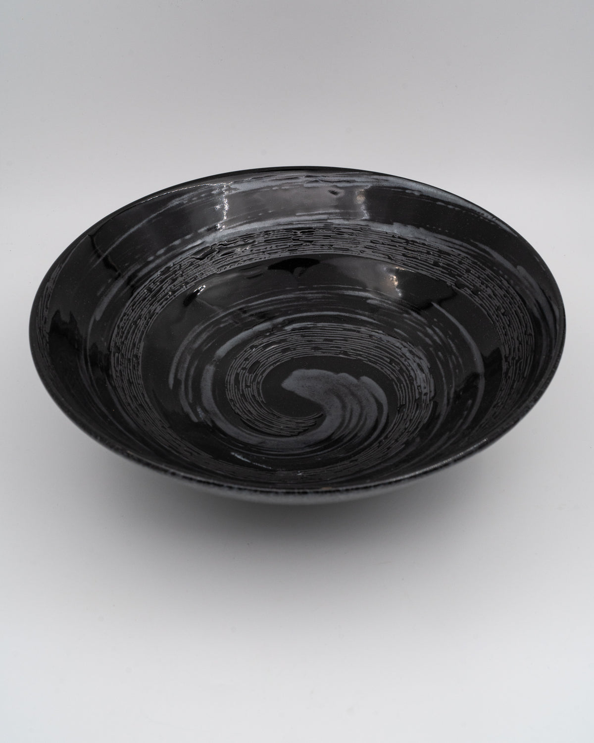Ramenbolle 24,5 cm, MADE IN JAPAN Gunmetal Swirl MIJ