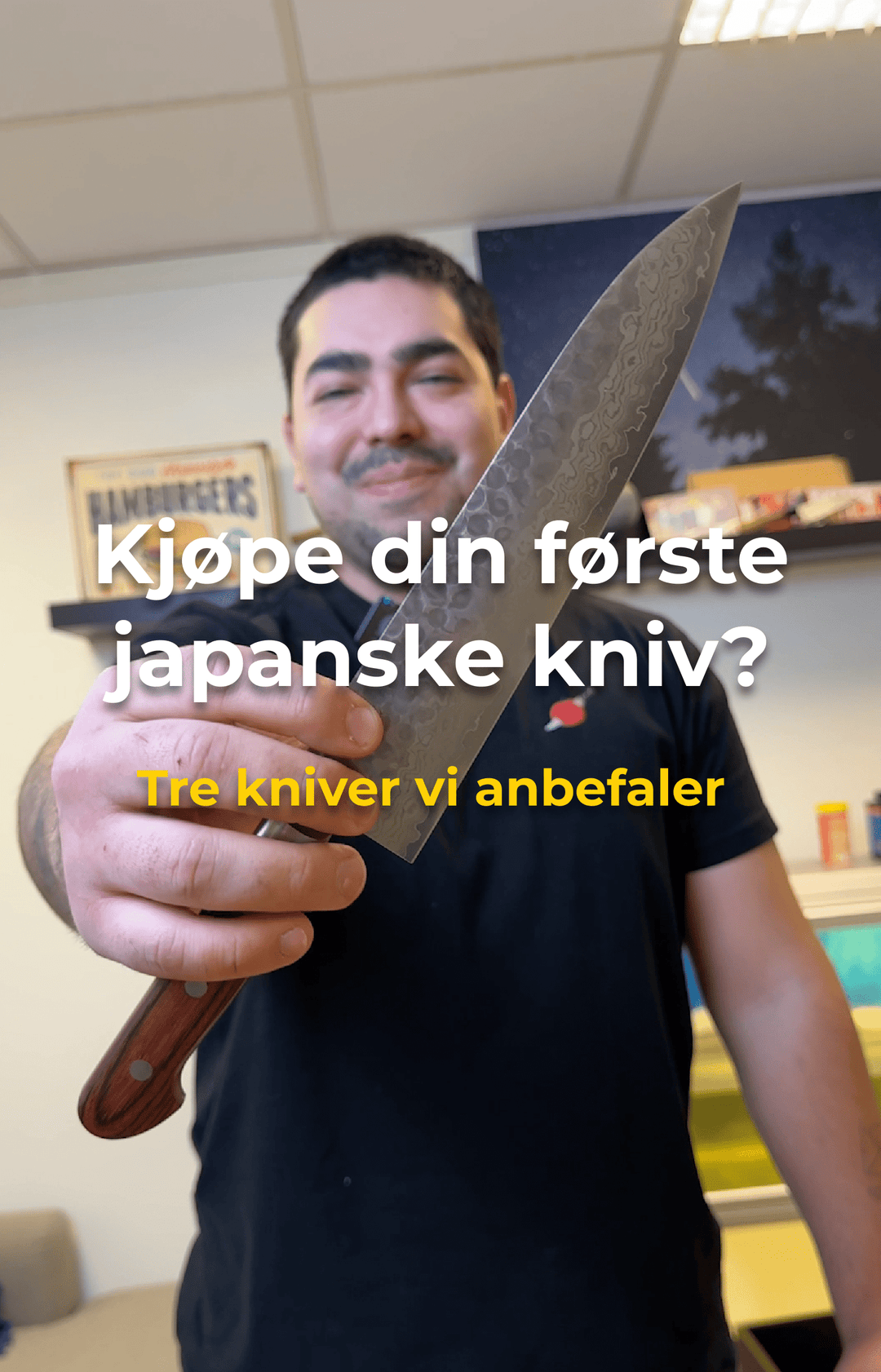 Velge din første japanske kniv? - 3 kniver vi anbefaler - Tomatosharp