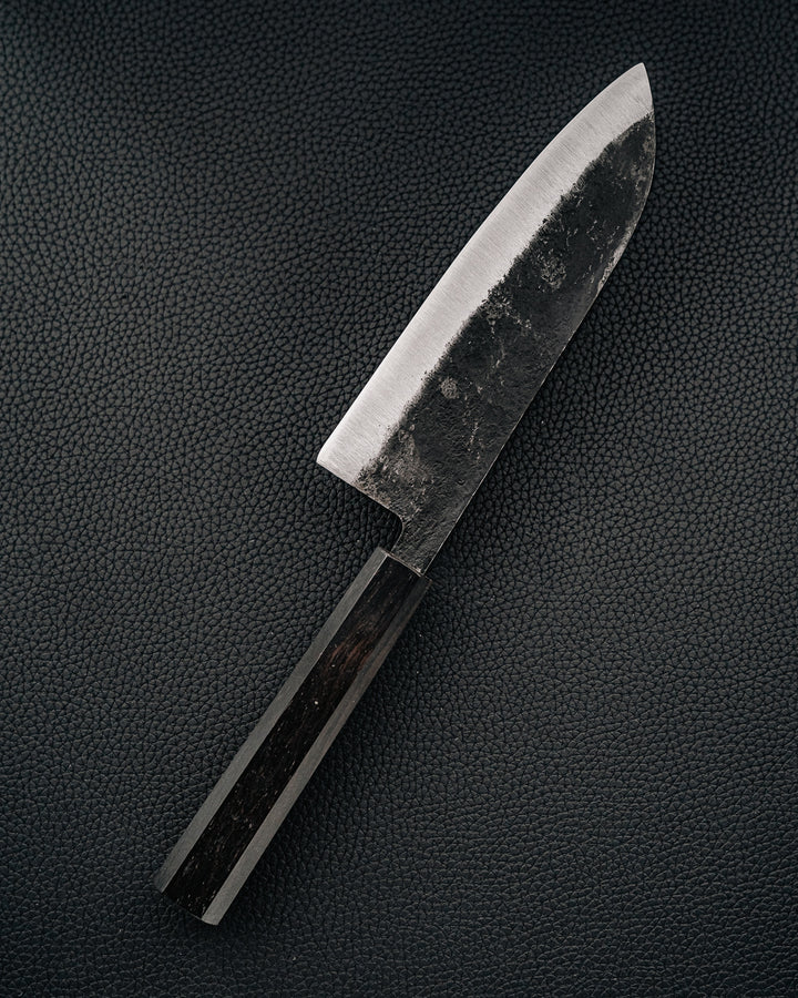 HATSUKOKORO Kurogane Santoku 165 mm