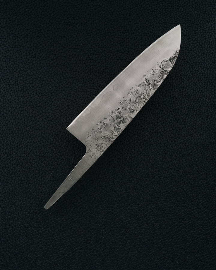 OUL SLD Nashiji Santoku knivblad 165 mm