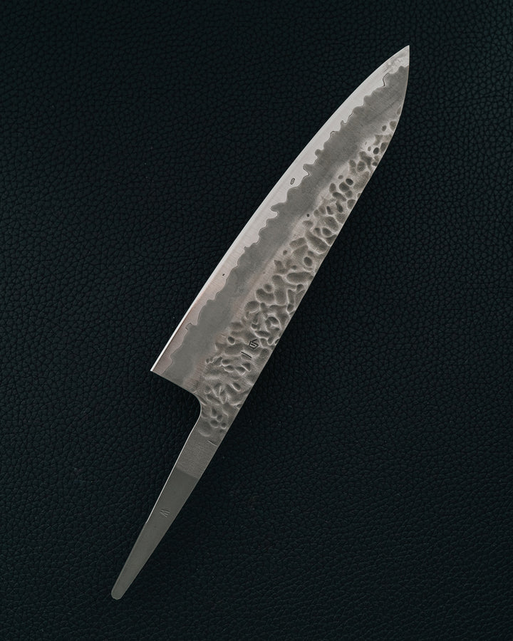 OUL White 1 Tsuchime Gyuto knivblad 180 mm