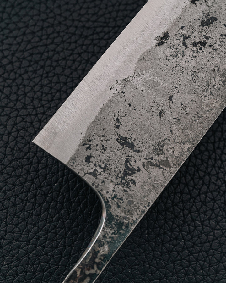 OUL Blue2 Kurouchi Nakiri knivblad 120 mm