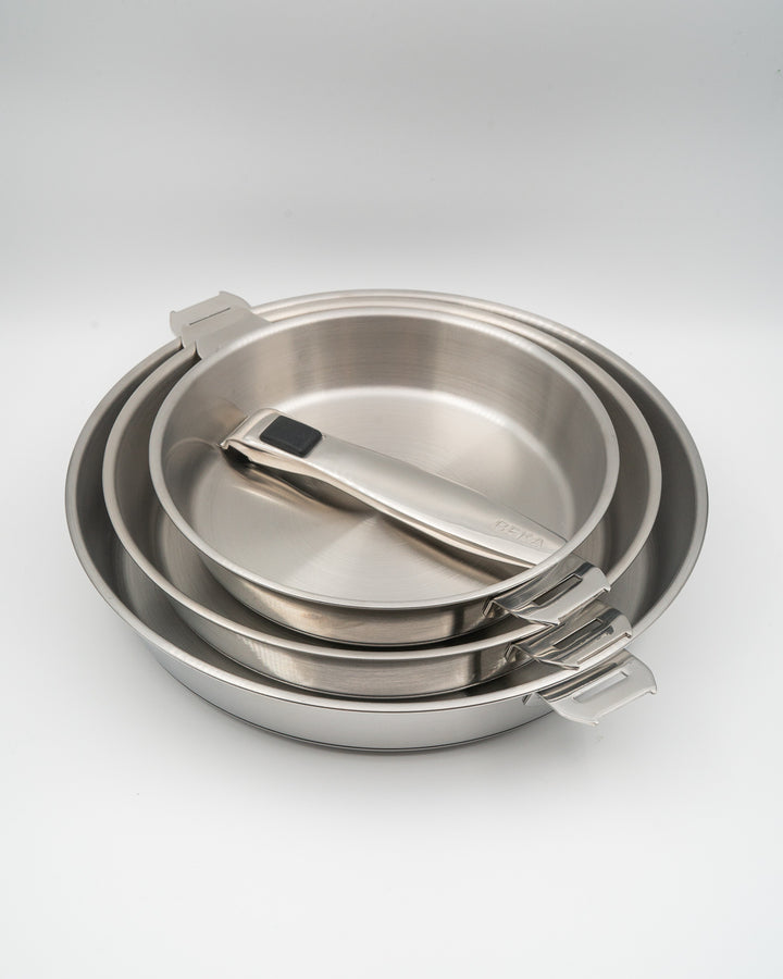 BEKA Evolution Stekepanne uten håndtak, rustfritt stål, 28cm