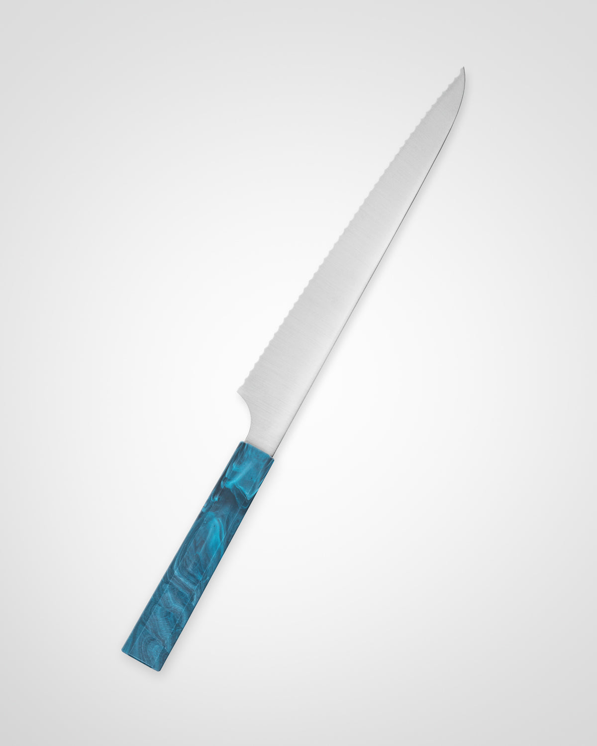 Brødkniv 240 mm, SAISEI IRO Hav tomatosharp