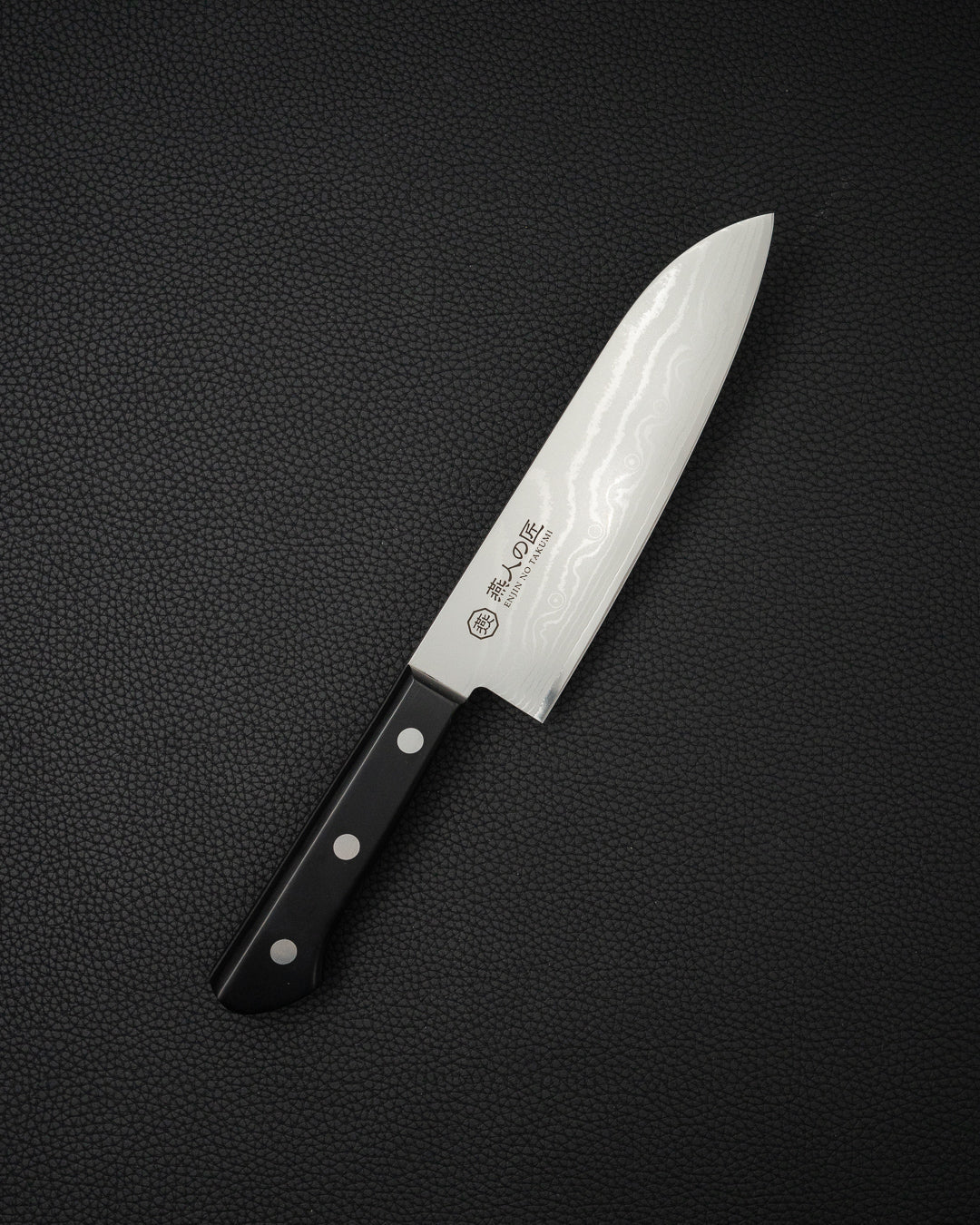 Kokkekniv 170 mm, ENJIN NO TAKUMI VG10 Damascus Santoku Enjin No Takumi