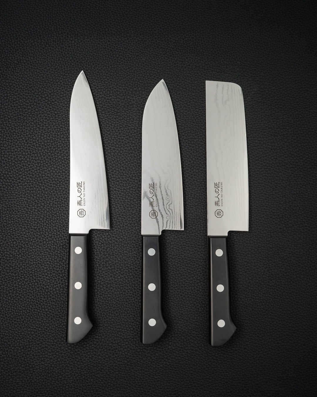 Kokkekniv 170 mm, ENJIN NO TAKUMI VG10 Damascus Santoku Enjin No Takumi