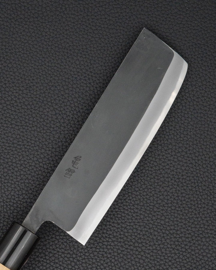 Grønnsakskniv 165 mm, KAMEYUKI Kuro Blue2 Nakiri KAMEYUKI