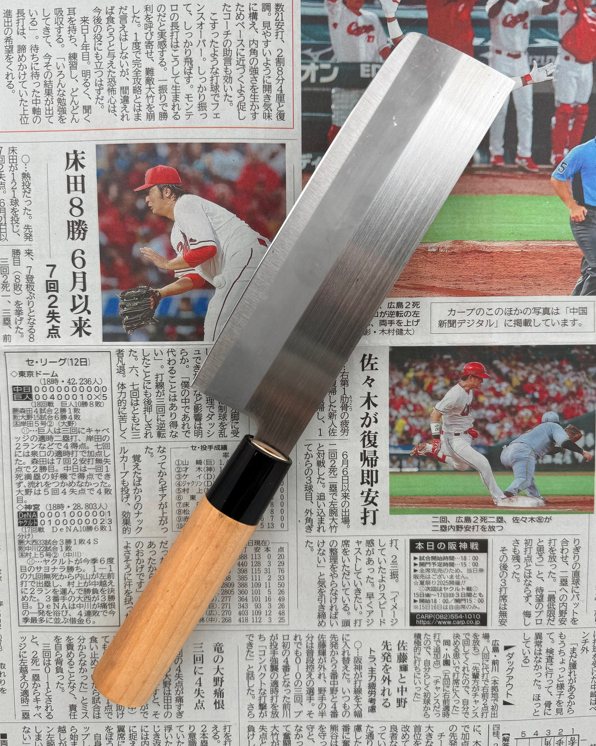 Grønnsakskniven 165 mm, Saisei Kairo Nakiri tomatosharp