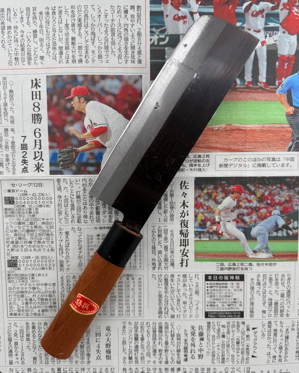 Grønnsakskniven 165 mm, Saisei Ryoku Nakiri tomatosharp