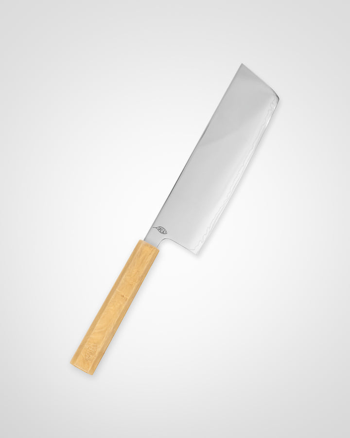 Grønnsakskniv 170 mm, SAISEI IRO Gull Nakiri tomatosharp