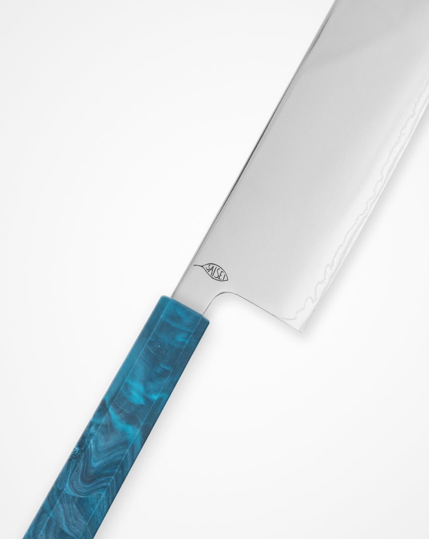 Grønnsakskniv 170 mm, SAISEI IRO Hav Nakiri tomatosharp