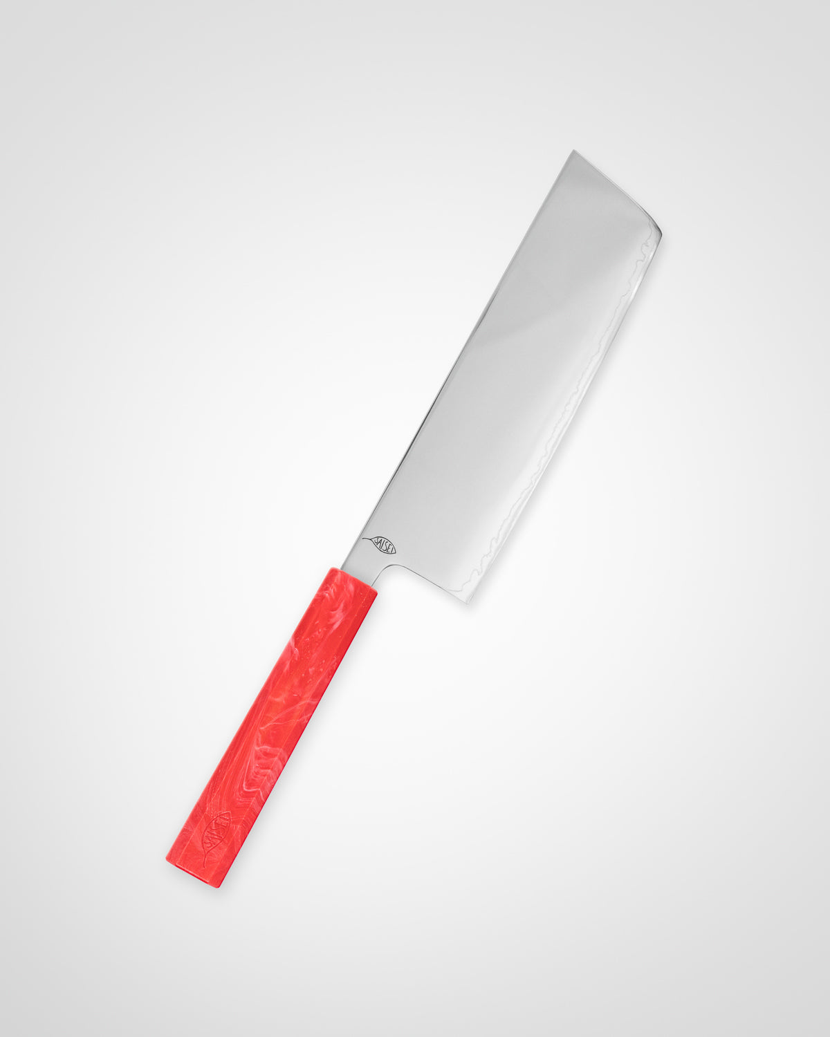 Grønnsakskniv 170 mm, SAISEI IRO Jordbær Nakiri tomatosharp