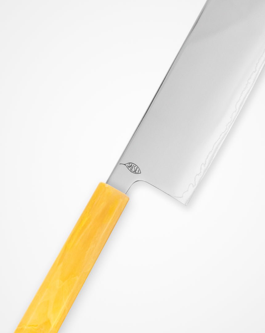 Grønnsakskniv 170 mm, SAISEI IRO Løvetann Nakiri tomatosharp