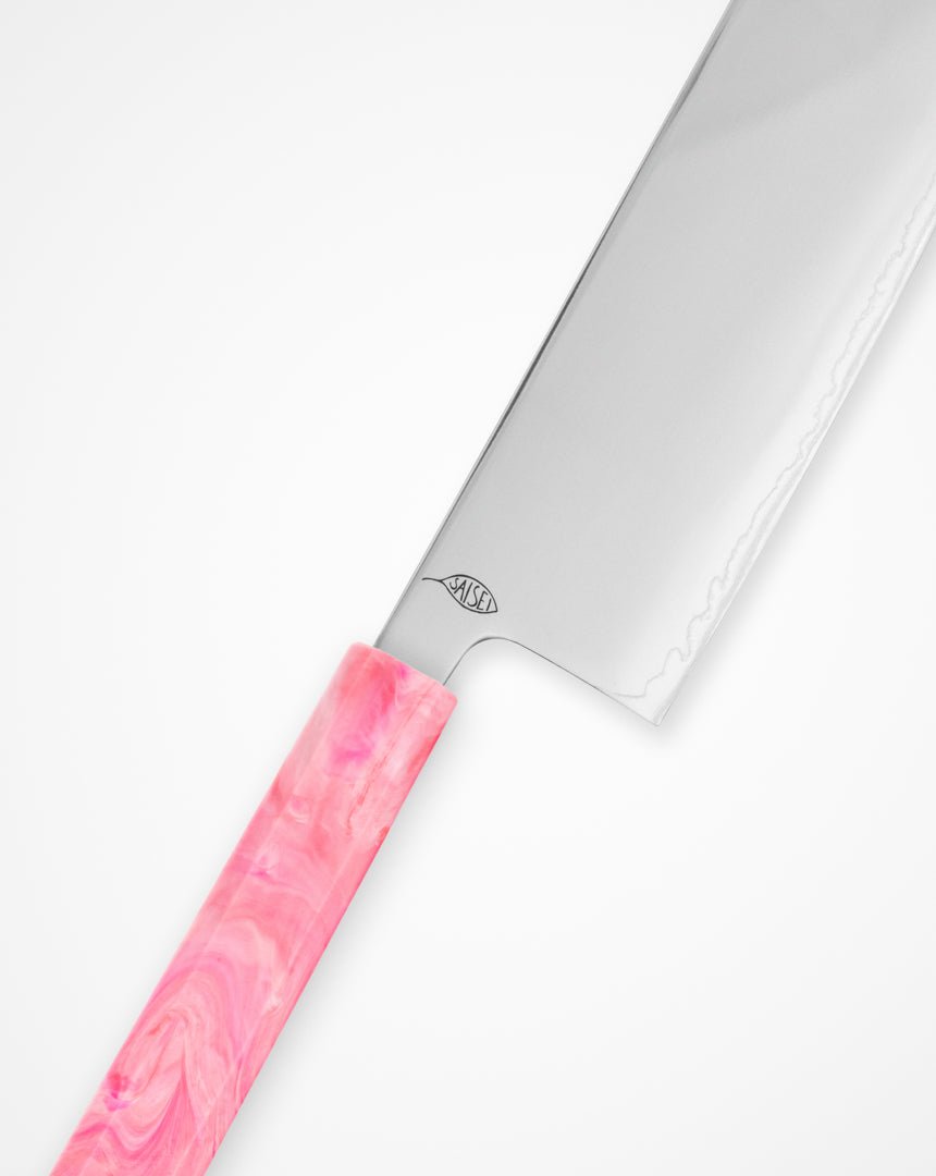 Grønnsakskniv 170 mm, SAISEI IRO Sakura Nakiri tomatosharp