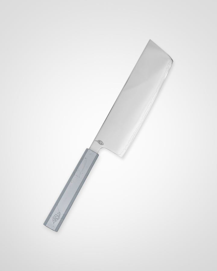 Grønnsakskniv 170 mm, SAISEI IRO Sølv Nakiri tomatosharp