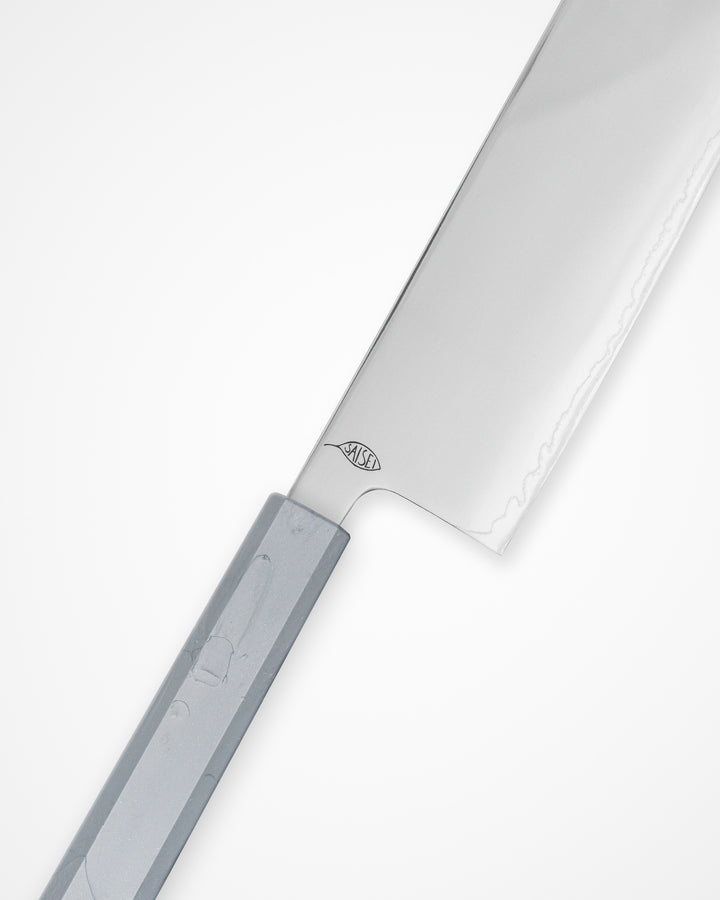 Grønnsakskniv 170 mm, SAISEI IRO Sølv Nakiri tomatosharp
