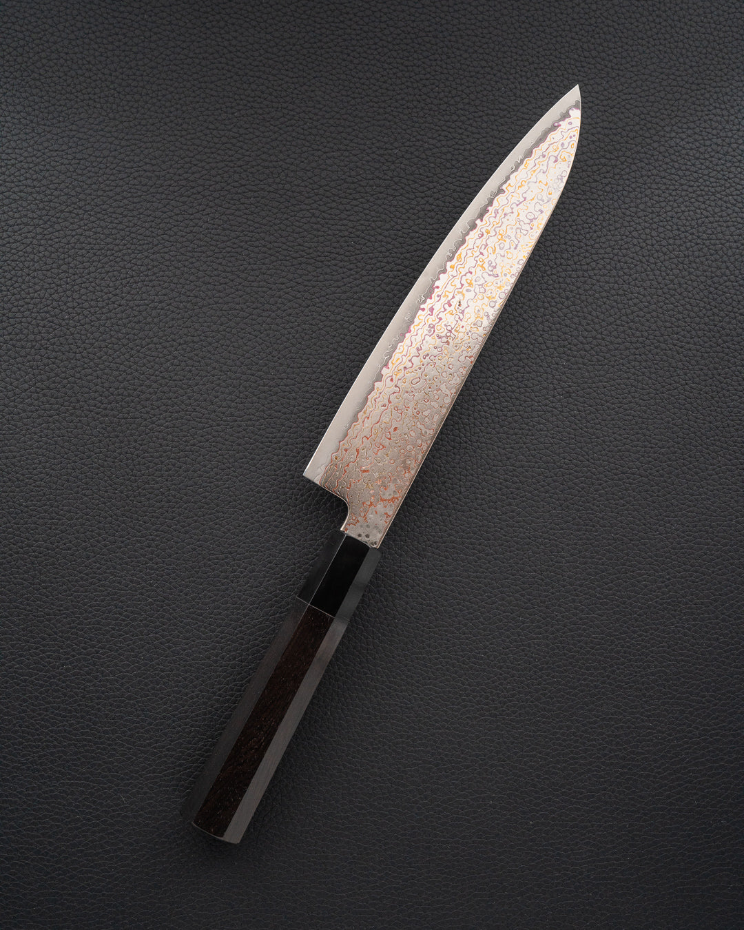 HATSUKOKORO Kujaku V-Toku2 Rainbow Damascus Gyuto 240 mm