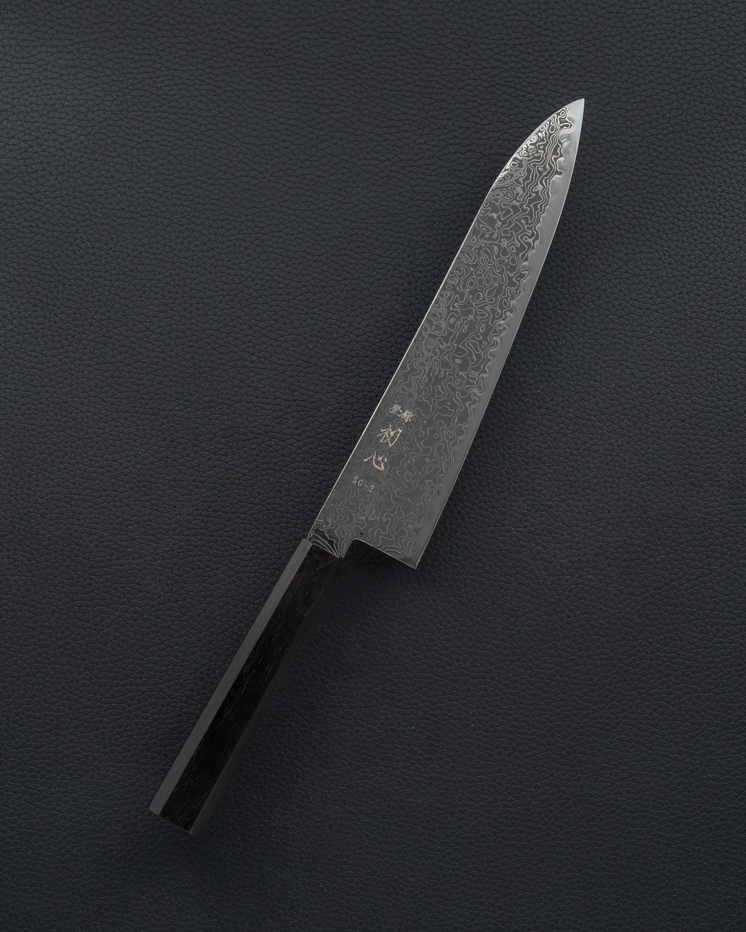 HATSUKOKORO Ryuhyo Kurozome SG2 Damascus Gyuto 210 mm