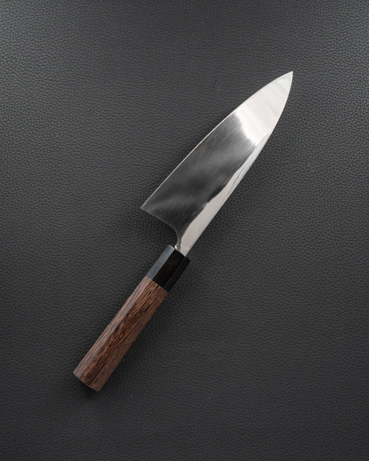 HATSUKOKORO Yoshihiro Yauji Blue2 Damascus Deba 180 mm tomatosharp