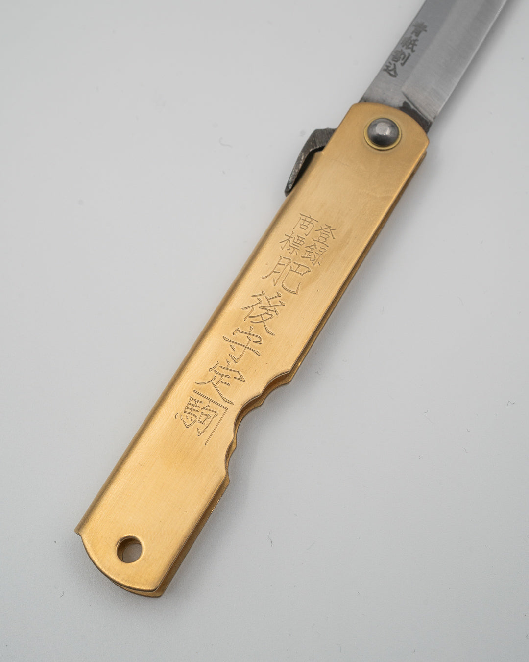 HIGONOKAMI Warikomi Aogami Japansk Foldekniv 100 mm
