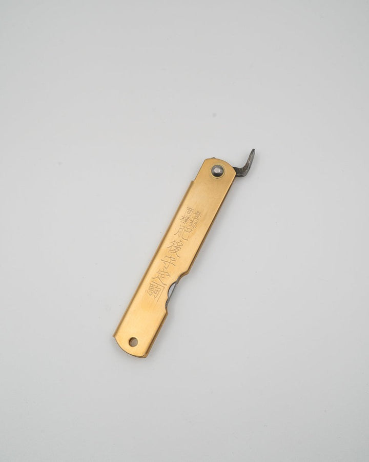 HIGONOKAMI Warikomi Aogami Japansk Foldekniv 120 mm tomatosharp