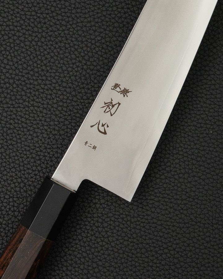 Kokkekniv 240 mm, HATSUKOKORO Kaijin Blue2 Gyuto tomatosharp
