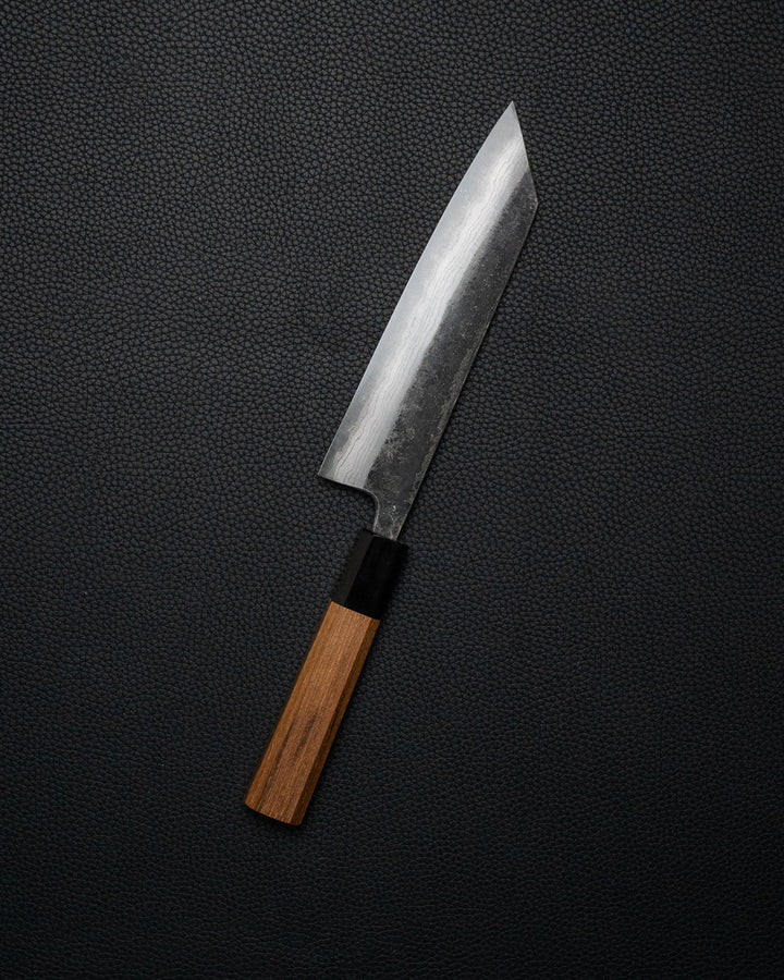 HATSUKOKORO Kumokage Kurouchi Damascus Bunka 180 mm