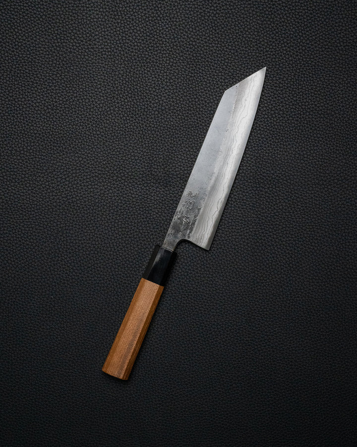 HATSUKOKORO Kumokage Kurouchi Damascus Bunka 180 mm