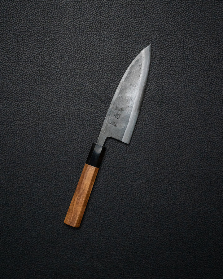 HATSUKOKORO Kurokaze Kurouchi Iron Clad Double Bevel Deba 165 mm