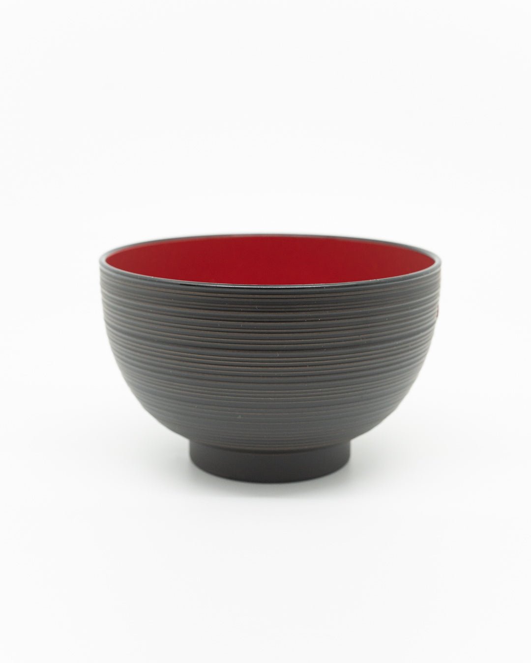 Japansk bolle, Rillet brun/rød 11 cm Ishida