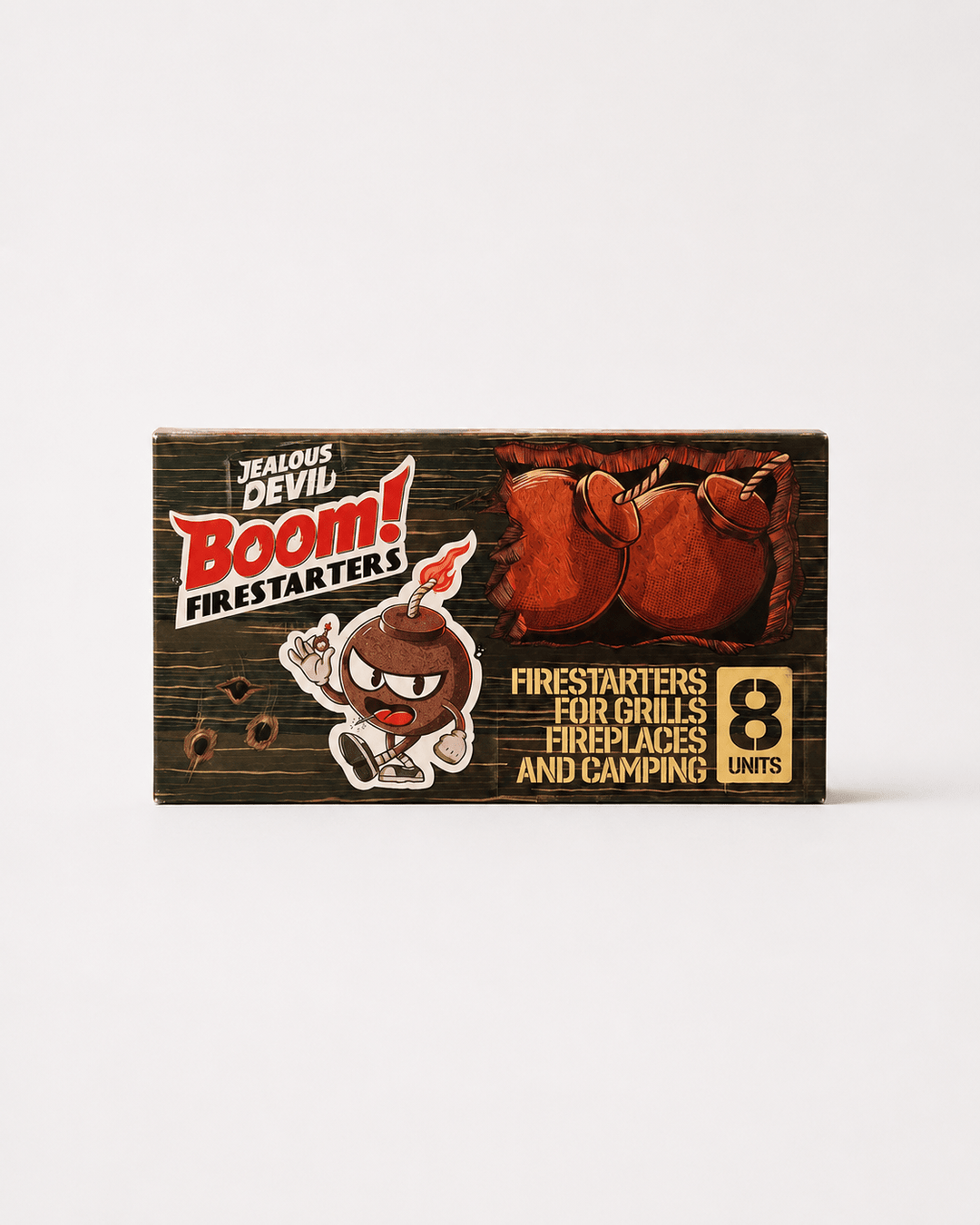 Jealous Devil BOOM! Firestarters opptenningsbriketter 8 - pack Jealous Devil