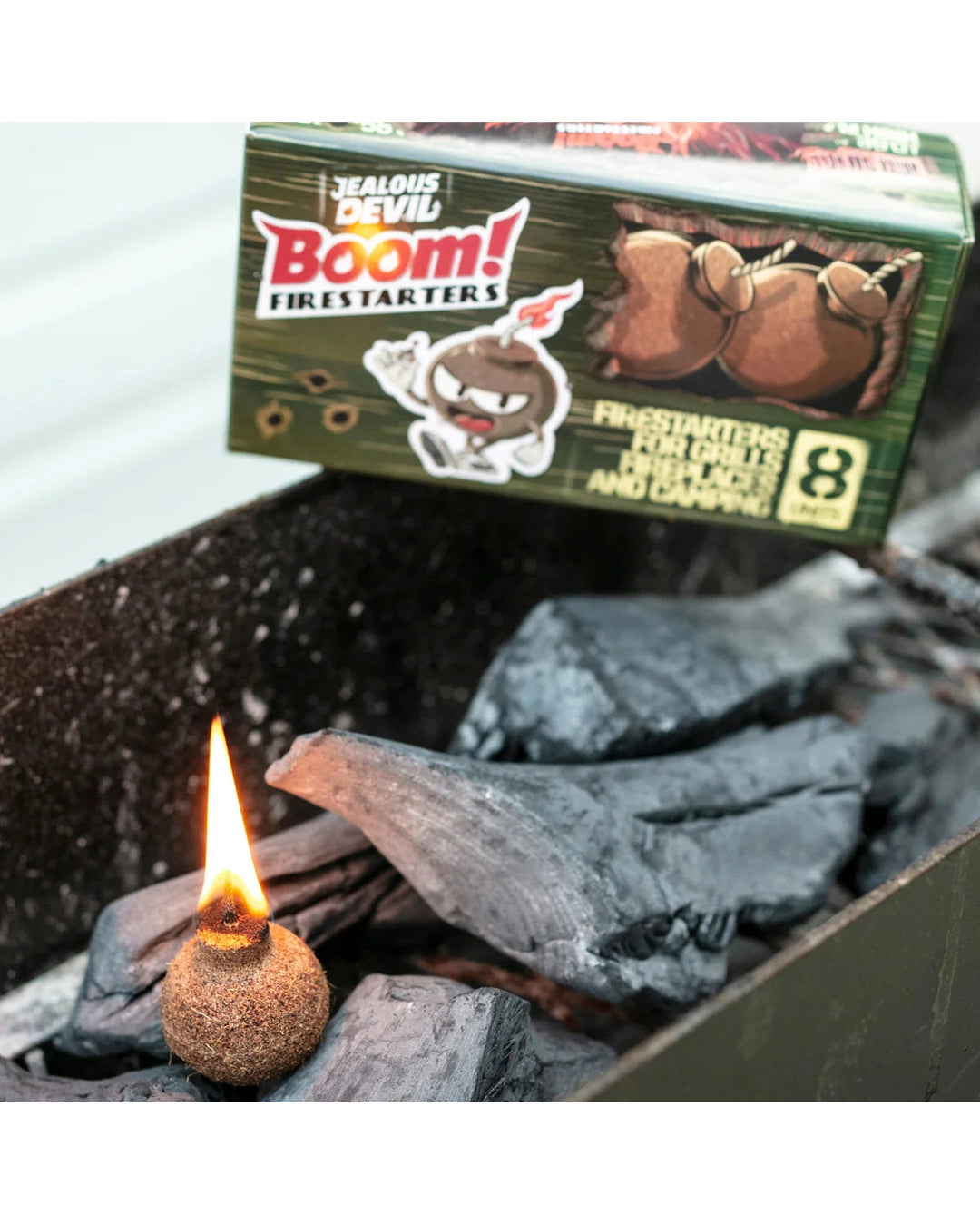 Jealous Devil BOOM! Firestarters opptenningsbriketter 8-pack