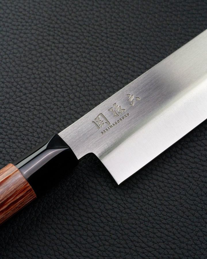 KAI SEKI Redwood Usuba 170 mm tomatosharp