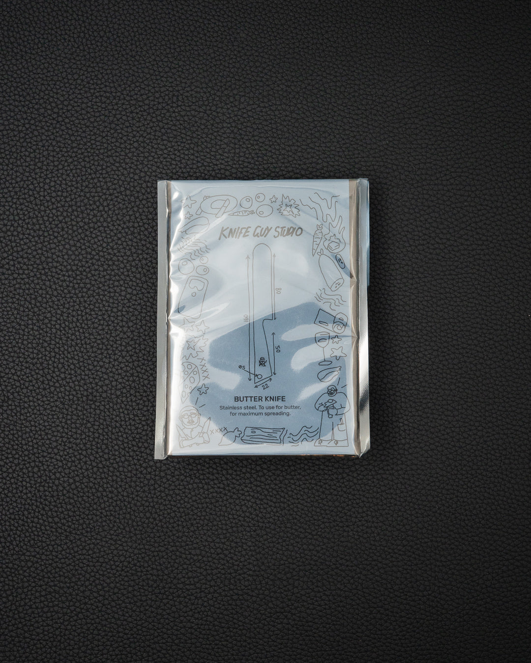 Smørkniv 90 mm, KNIFE GUY STUDIO Butter Knife tomatosharp