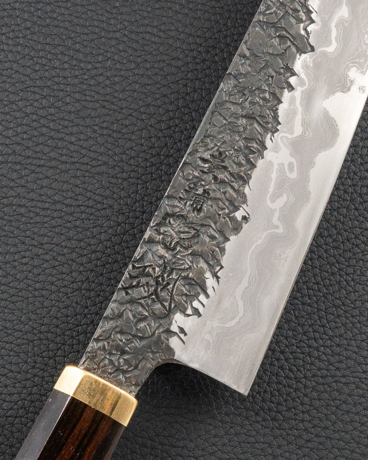 KISUKE MANAKA x NAKAMURA KNIVES "ENN" Blue2 Gyuto 210 mm tomatosharp