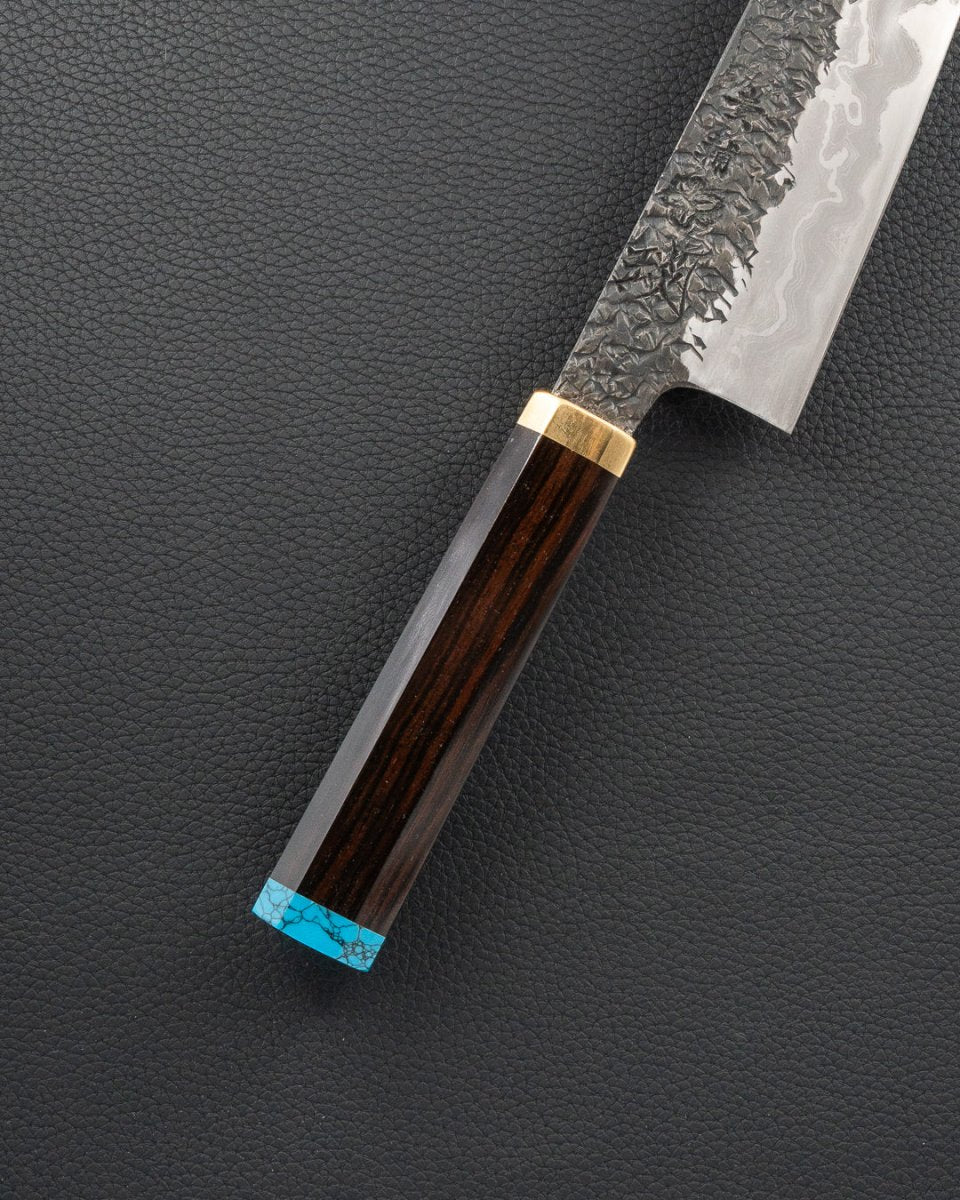 KISUKE MANAKA x NAKAMURA KNIVES "ENN" Blue2 Gyuto 210 mm tomatosharp