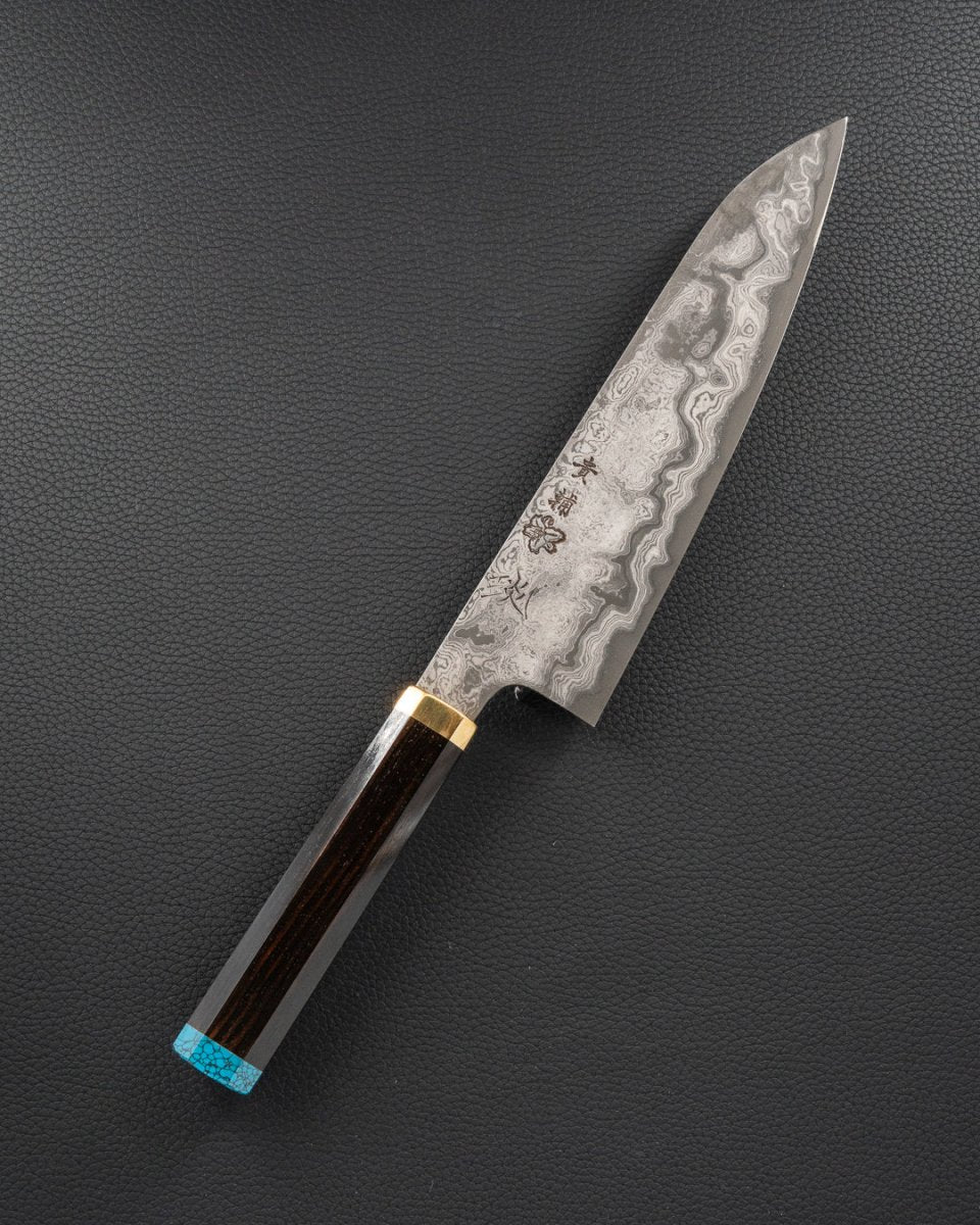KISUKE MANAKA x NAKAMURA KNIVES "KOKUENN" Blue2 Gyuto 210 mm tomatosharp