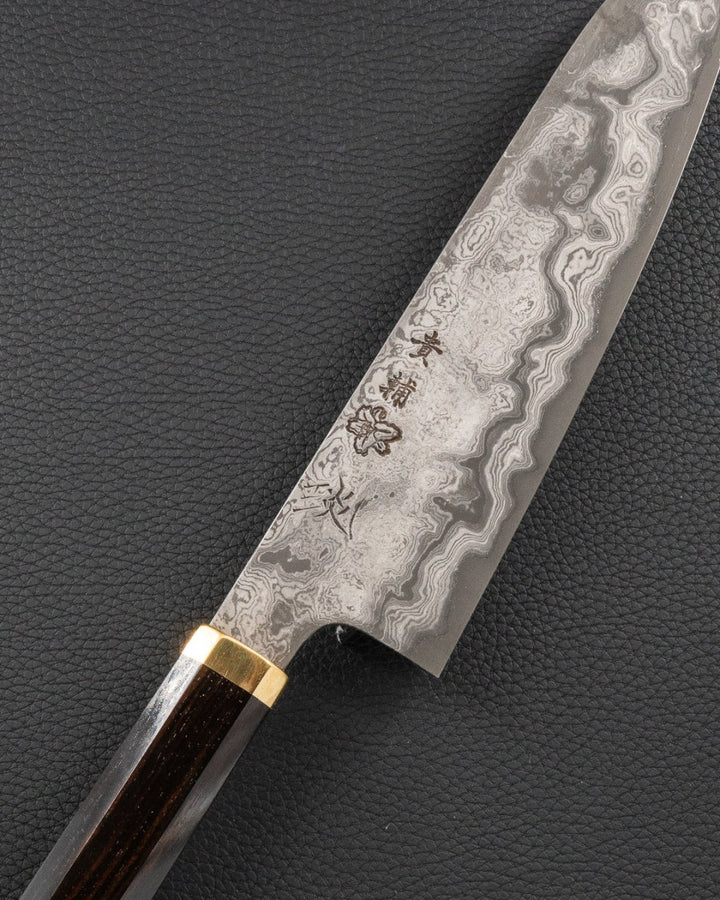 KISUKE MANAKA x NAKAMURA KNIVES "KOKUENN" Blue2 Gyuto 210 mm tomatosharp