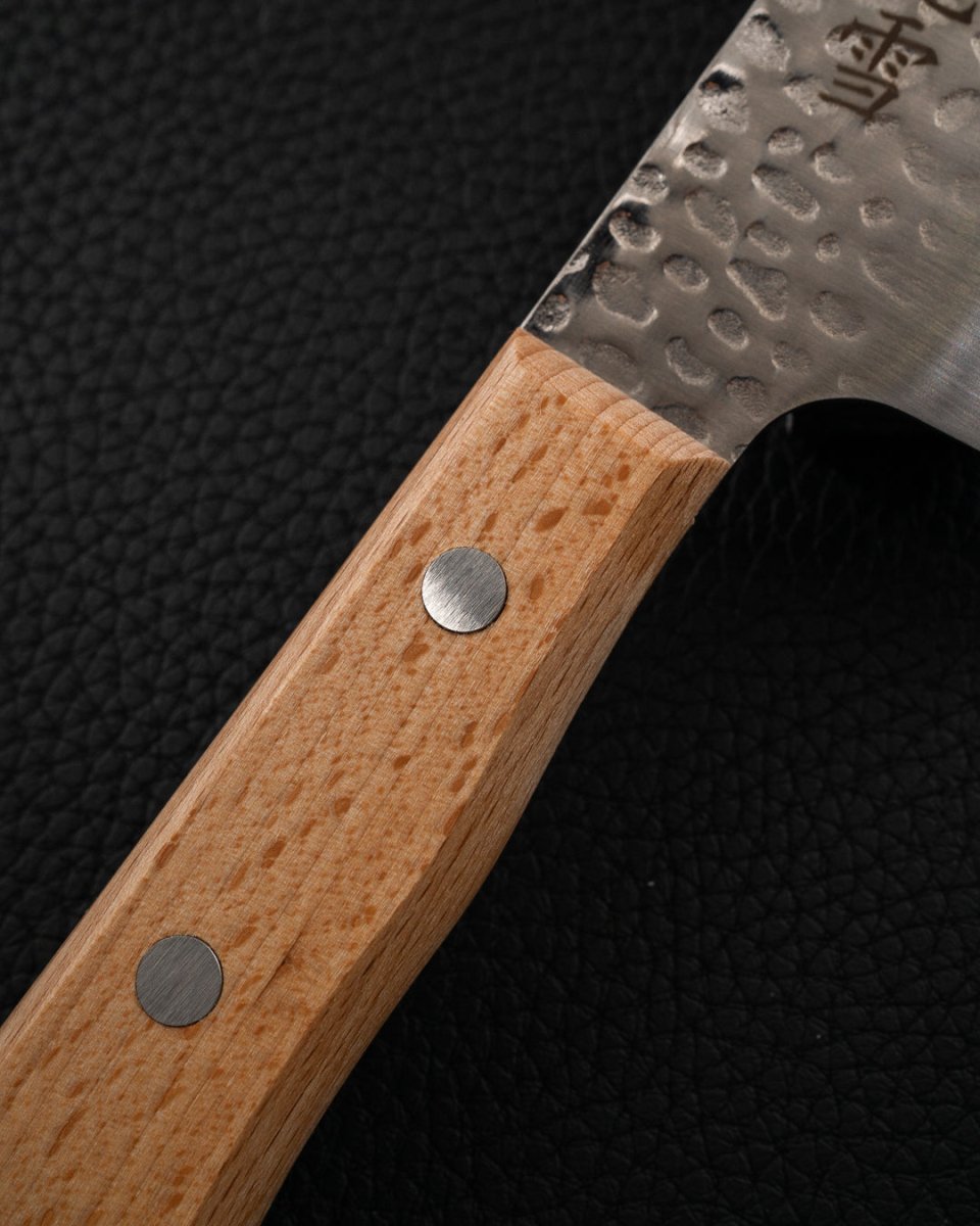 KAMEYUKI 1K6 Tsuchime Santoku 180 mm tomatosharp