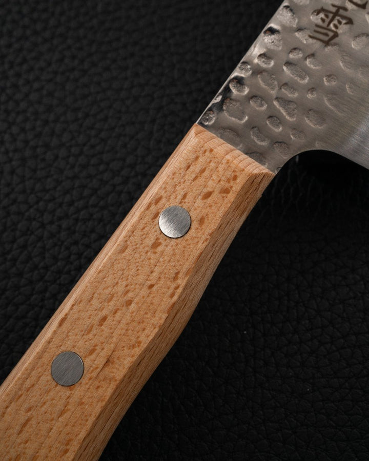 KAMEYUKI 1K6 Tsuchime Santoku 180 mm tomatosharp