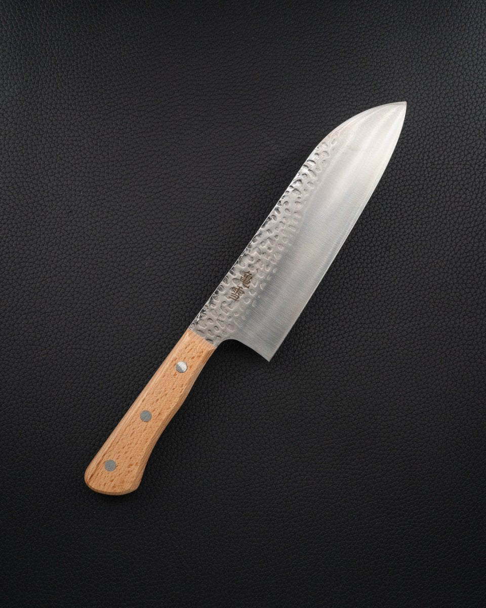 KAMEYUKI 1K6 Tsuchime Santoku 180 mm tomatosharp