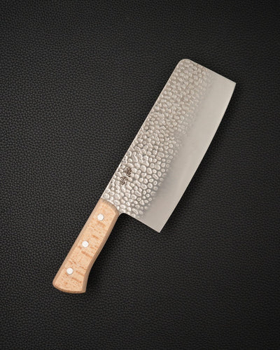 Kinesisk Kokkekniv 180 mm, KAMEYUKI 1K6 Tsuchime Kameyuki