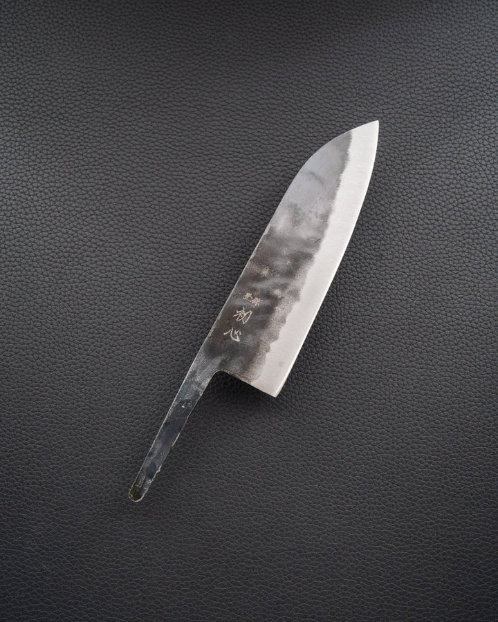 HATSUKOKORO Kurogane Santoku 165mm knivblad tomatosharp