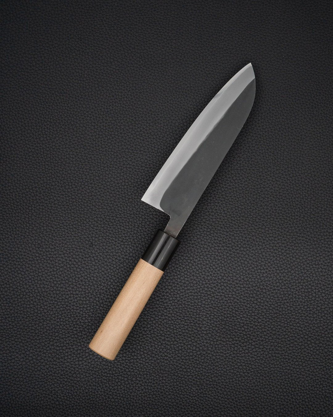 Kokkekniv 165 mm, KAMEYUKI Kuro Blue2 Santoku tomatosharp