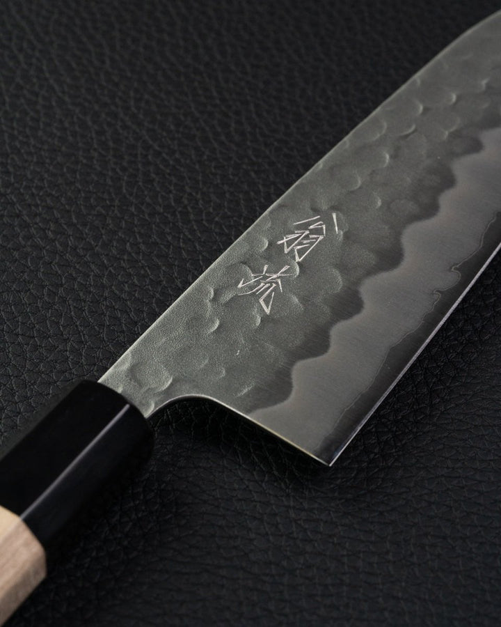 OUL Shiro2 Tsuchime Santoku 165 mm tomatosharp